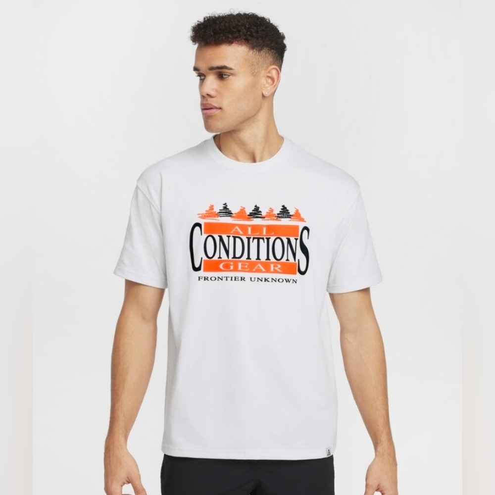 Nike ACG Men's Dri-Fit T-Shirt Loose Fit Conditions Gear Oversized Size M